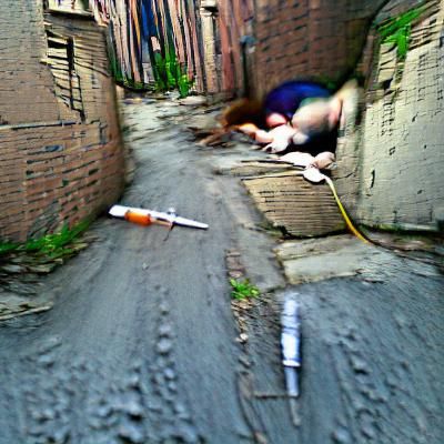 Dying of a Drug Overdose in a Filthy Alley