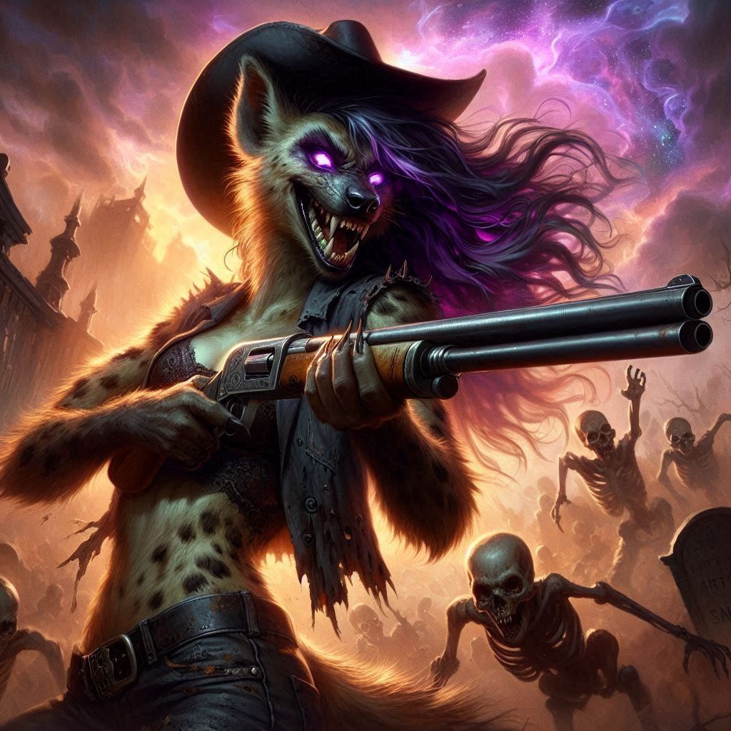 Scuzzy in the Wild West Skeleton War