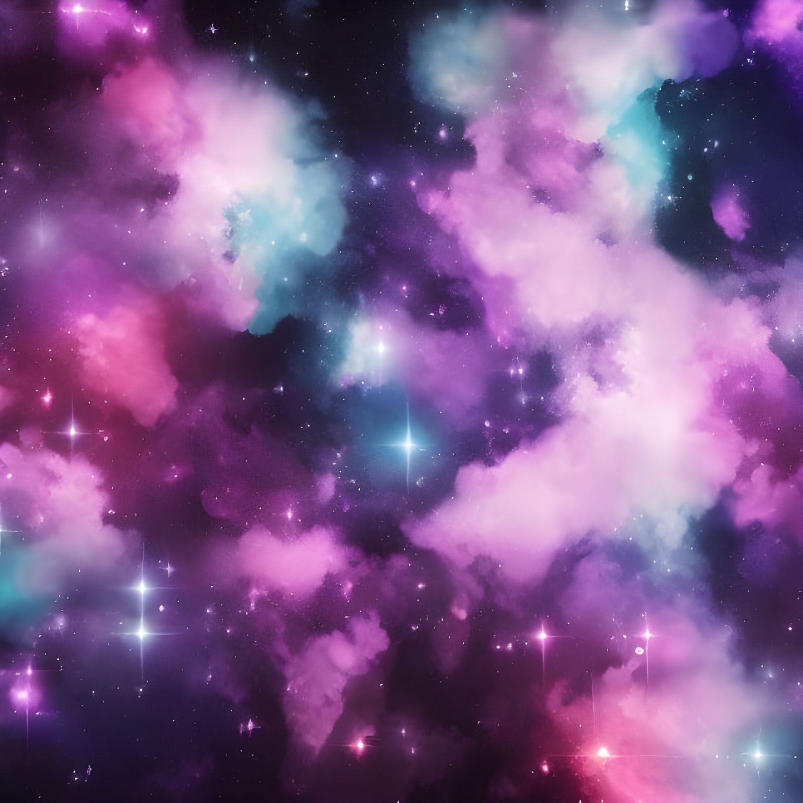 Cotton Candy Galaxy - AI Generated Artwork - NightCafe Creator