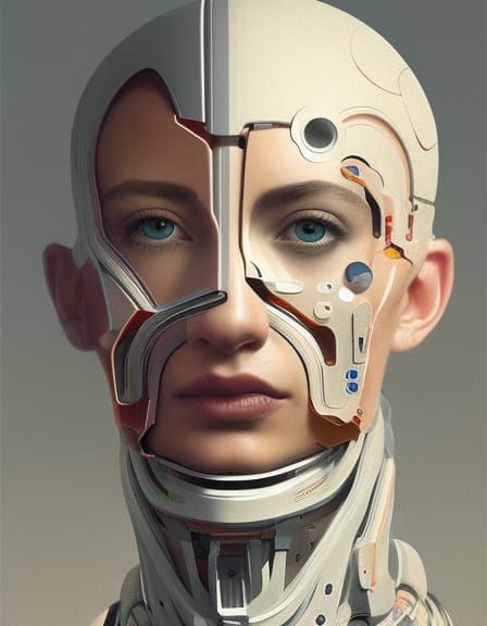 Innovative modular human face