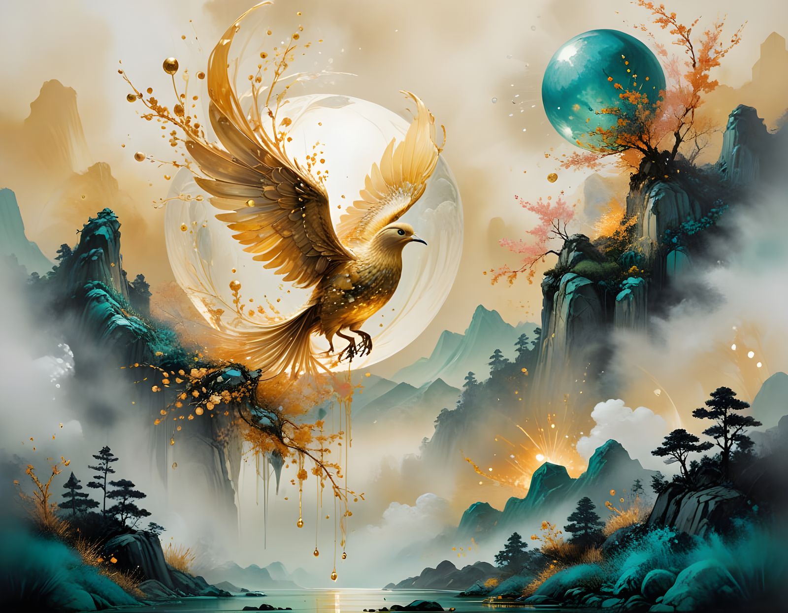 Inner Peace  by @CBm Cryptic and Hermetic Art