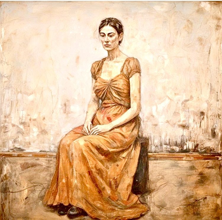 Seated woman