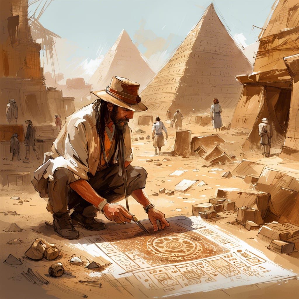 ARCHAEOLOGICAL DIG SITE 8  by @James Marks