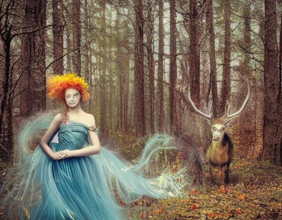 Surreal fairytale chic.