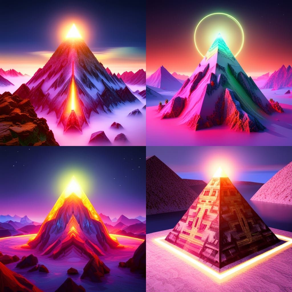 Minimalist Pyramid, HD wallpaper