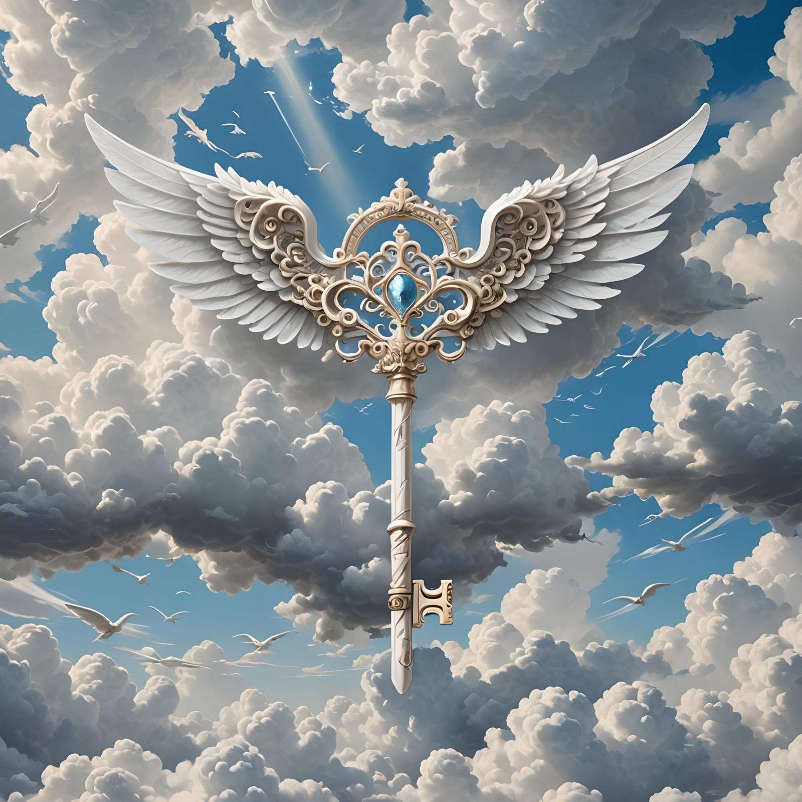 Flying Key  by @GeoJewel