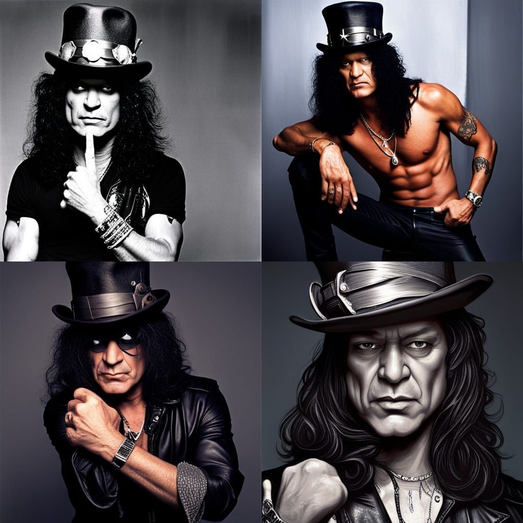 Slash (musician) Top hat on skull Years active 1981 American musician ...