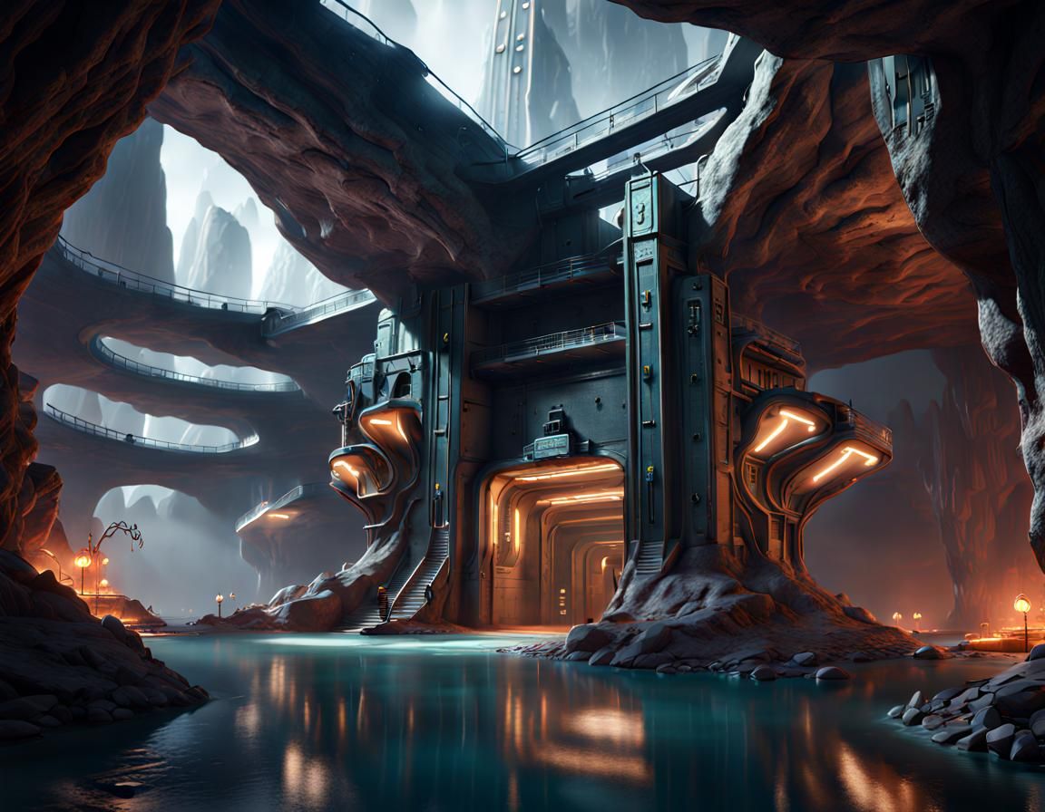 Undergroud Elevator Entrance