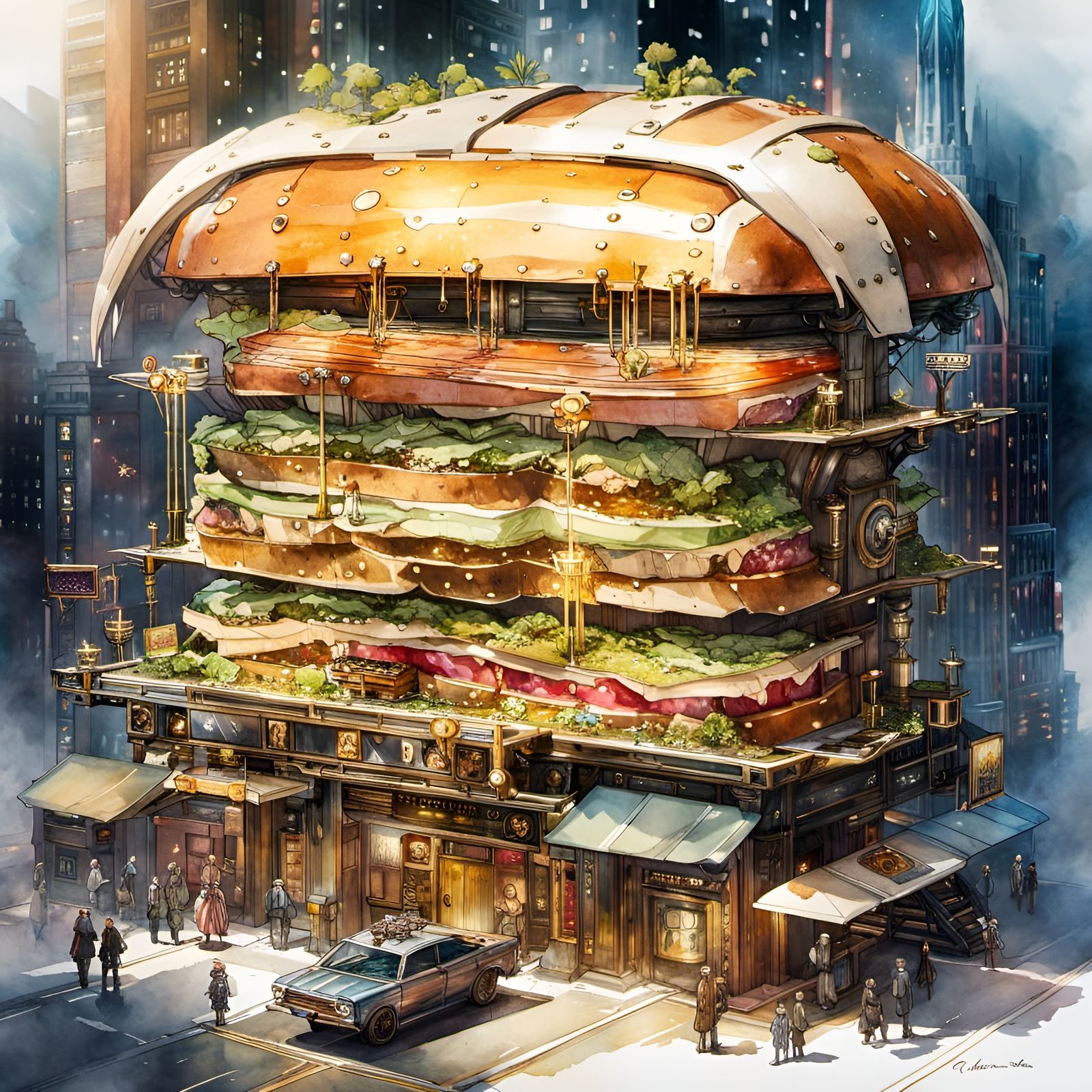 The Sandwich Shop  by @j03d