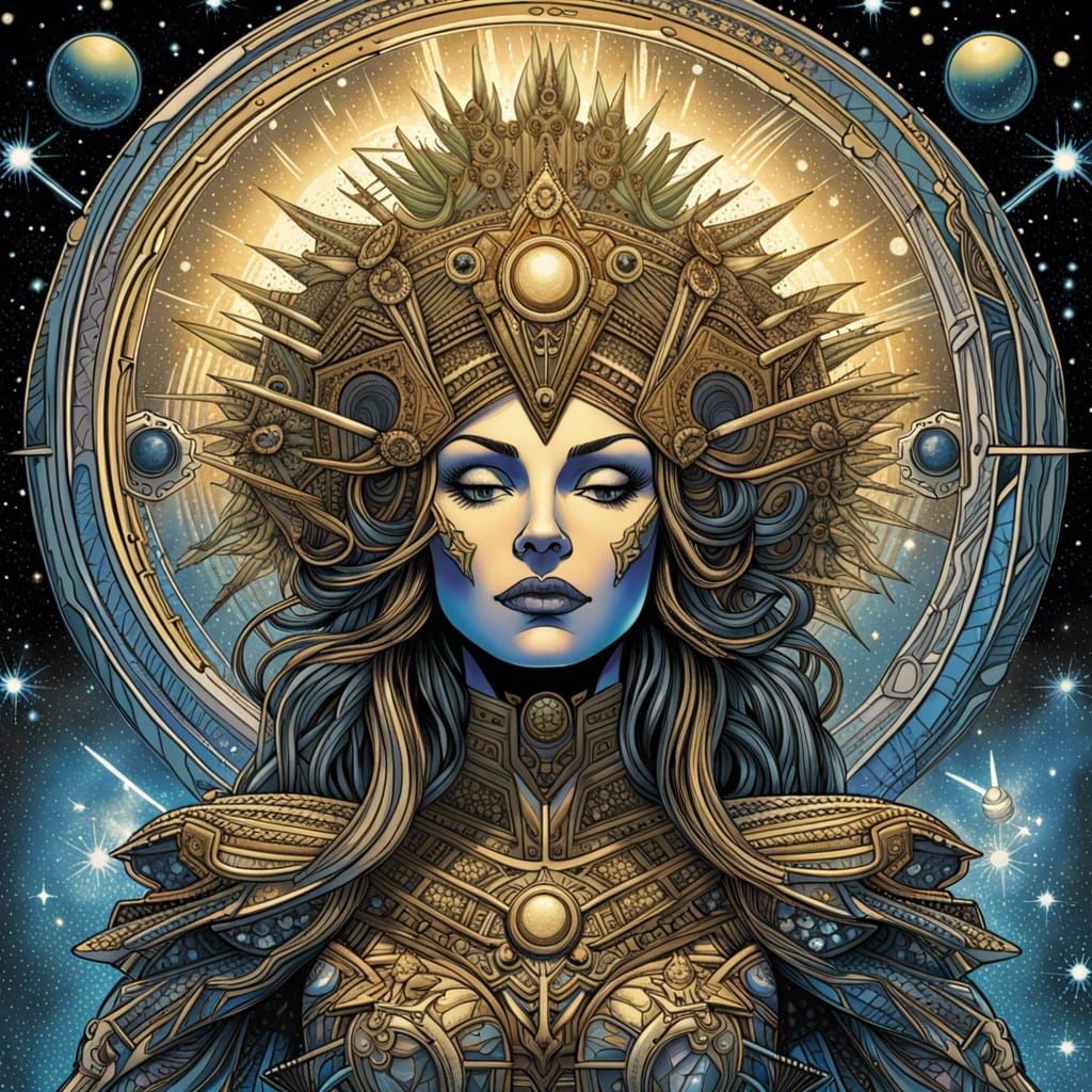 celestial queen - AI Generated Artwork - NightCafe Creator