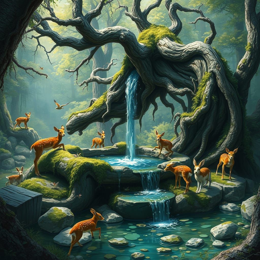 Fountain of Youth  by @Dyrosteneya