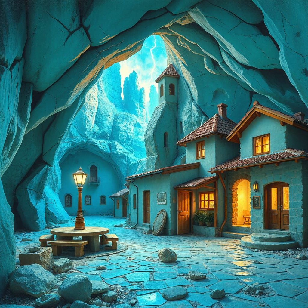 Mountain village  by @Hannah