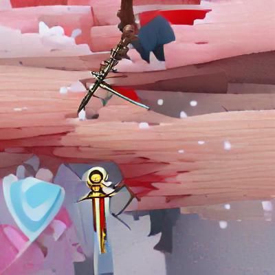 being impaled by a sword
