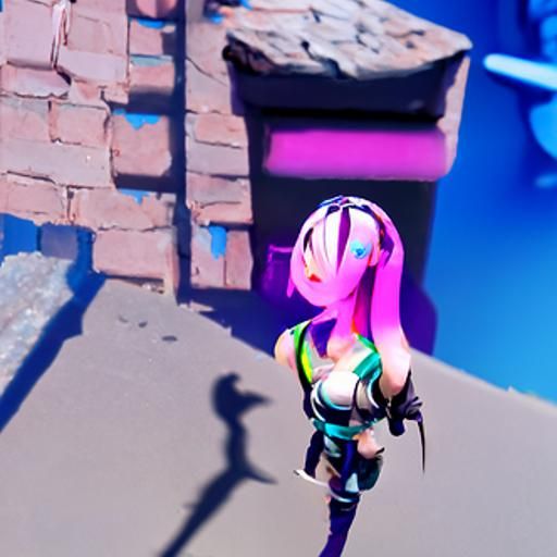 Hatsune Miku in Fortnite
