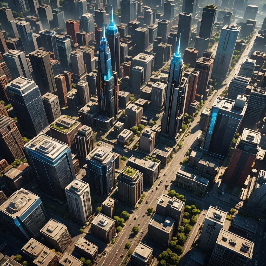 Electric powered city