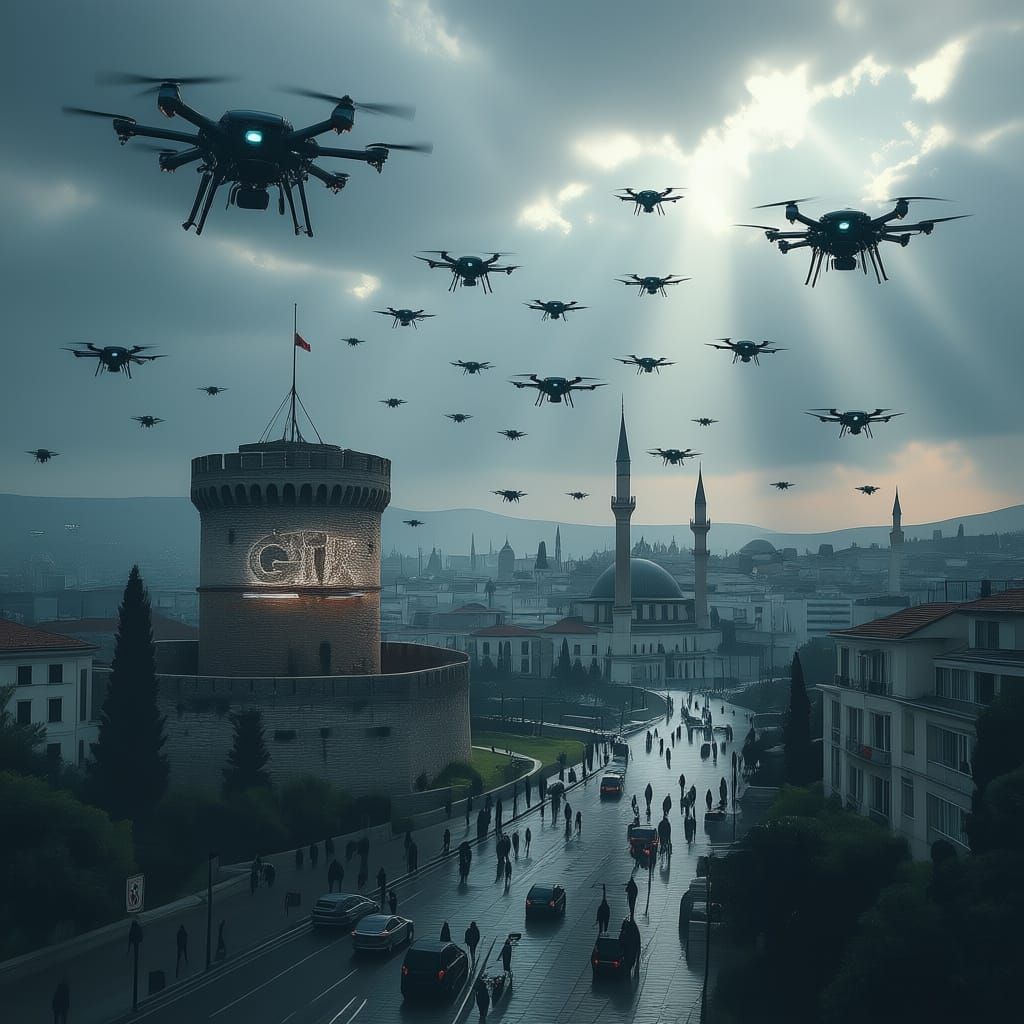 Dystopian futuristic cover for rapper Lex