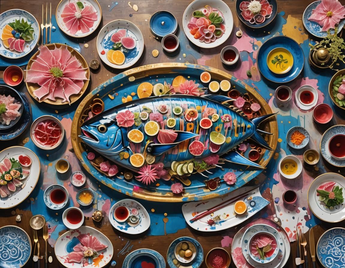Sushi is another word for food art   by @undefined