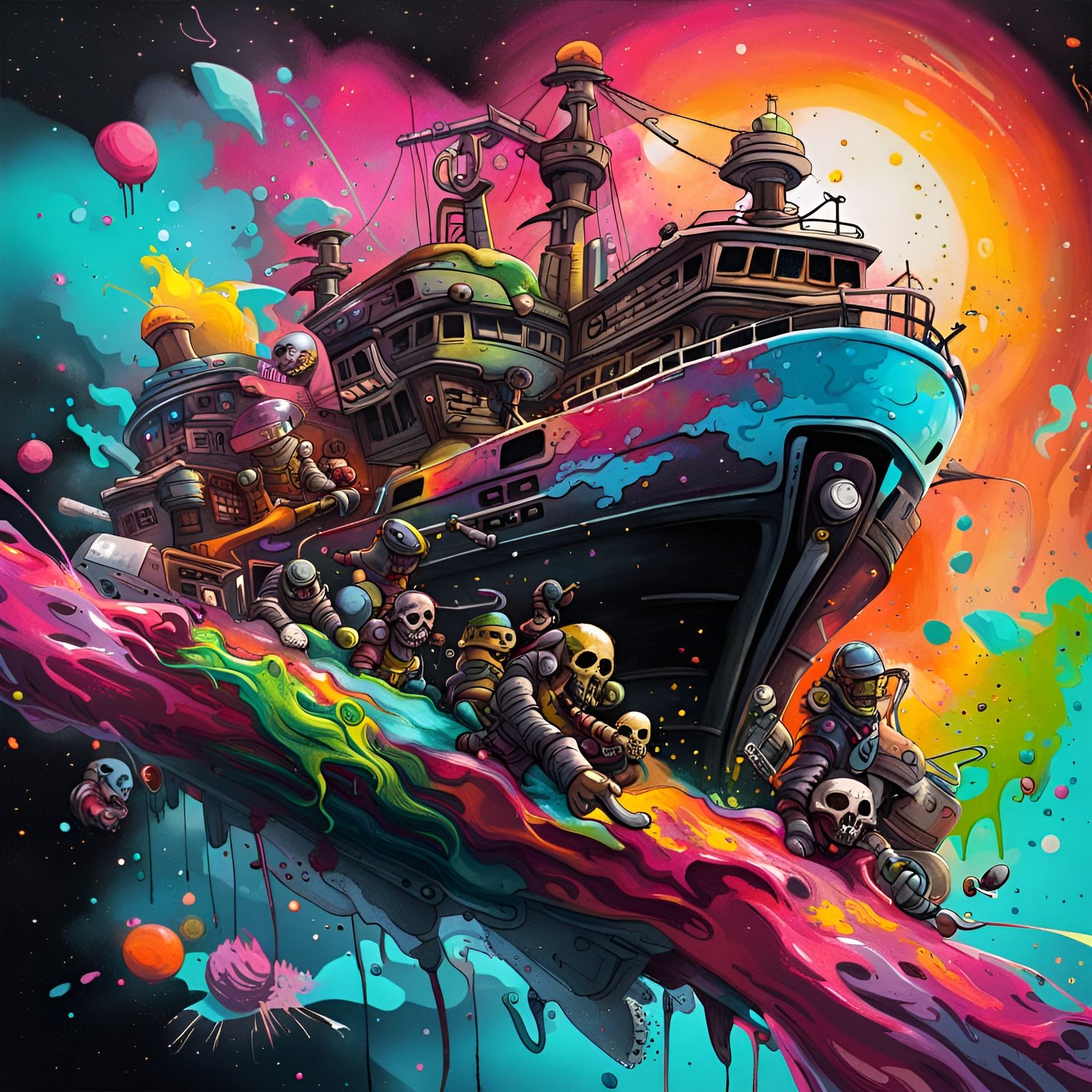 The Space Pirate  by @Jane77755