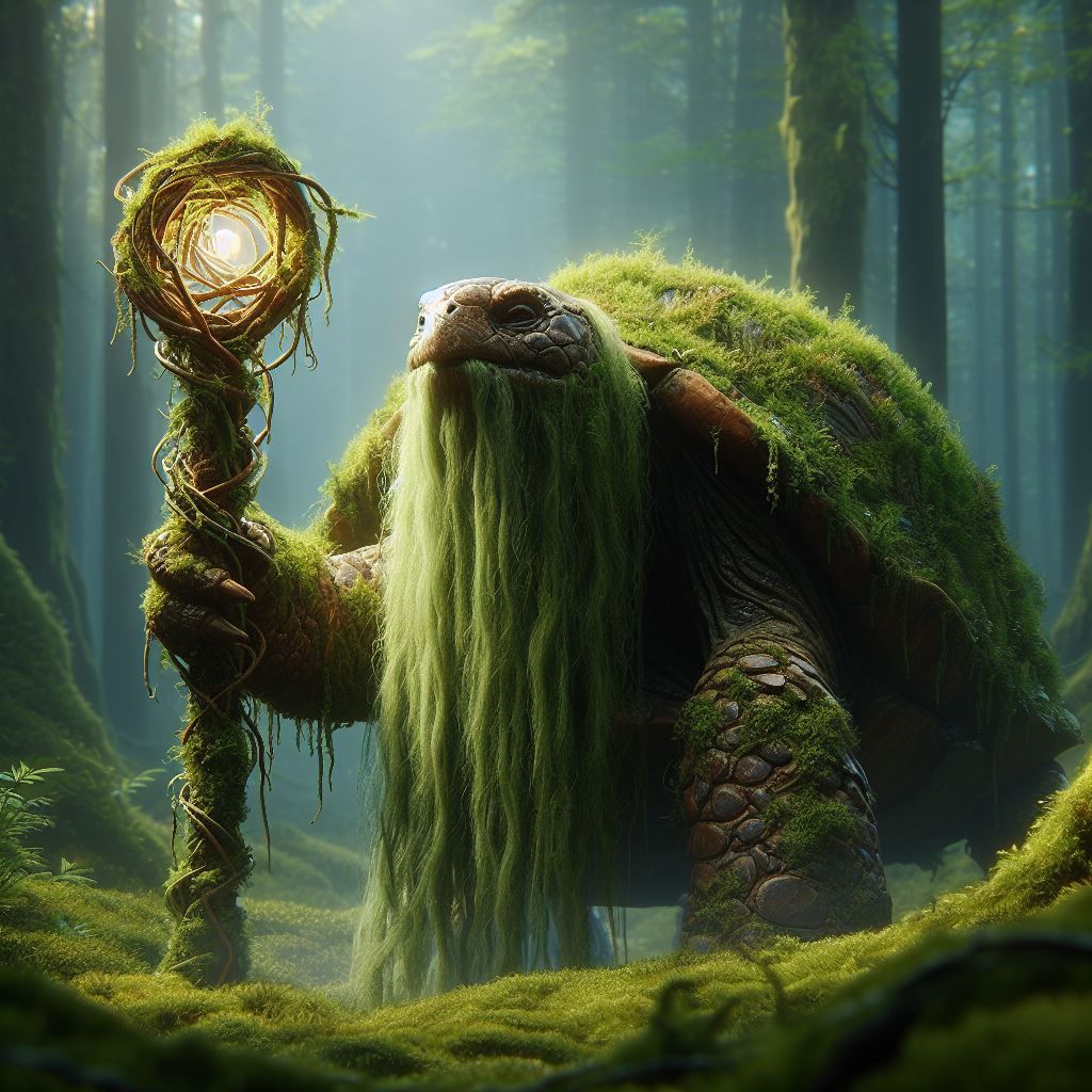 Wise old Tortle druid
