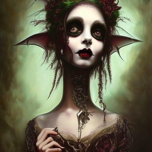 Creepy elf - AI Generated Artwork - NightCafe Creator