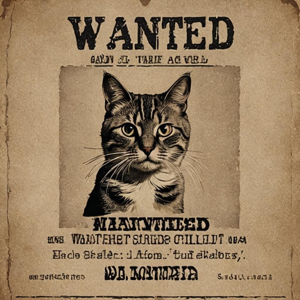 wanted - cat
