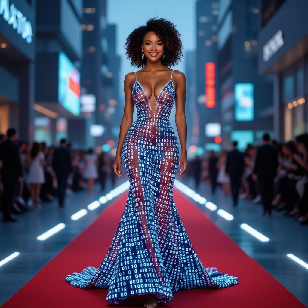 Binary gown  by @szvh