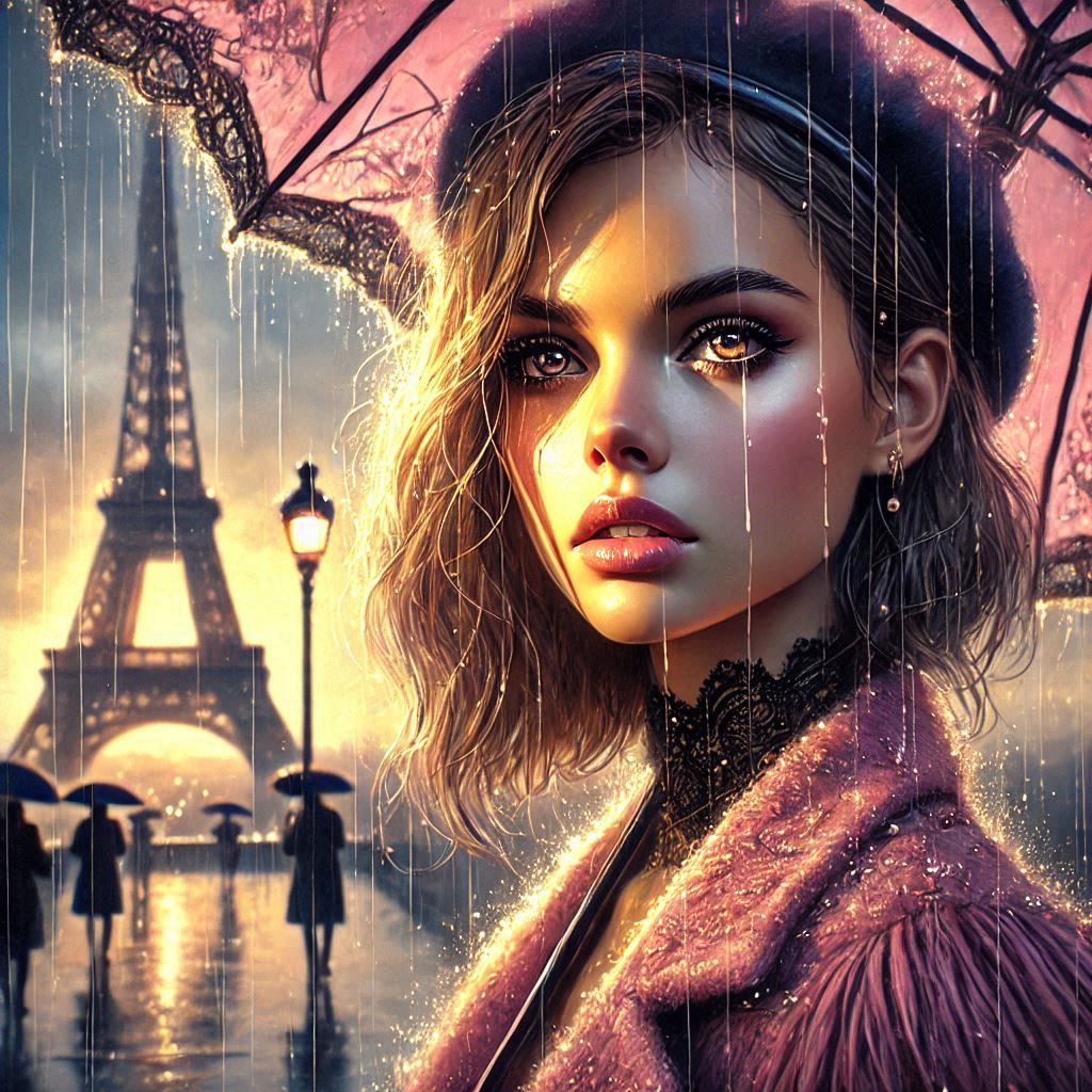 La pluie tombe sur Paris