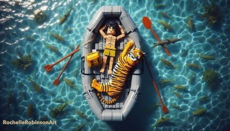 Life of Pi - Lego Art II