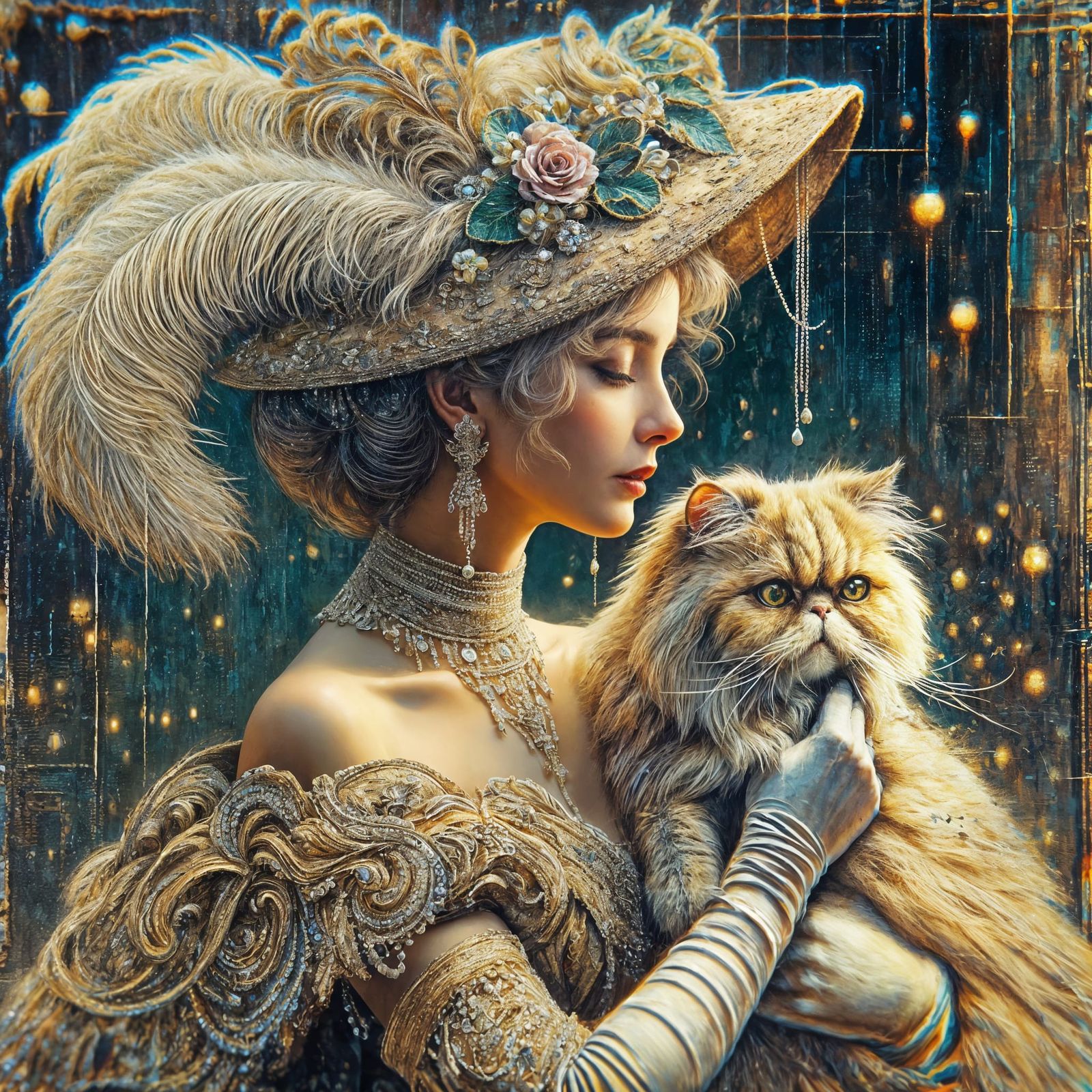 Singer and her Cat  by @Andre R