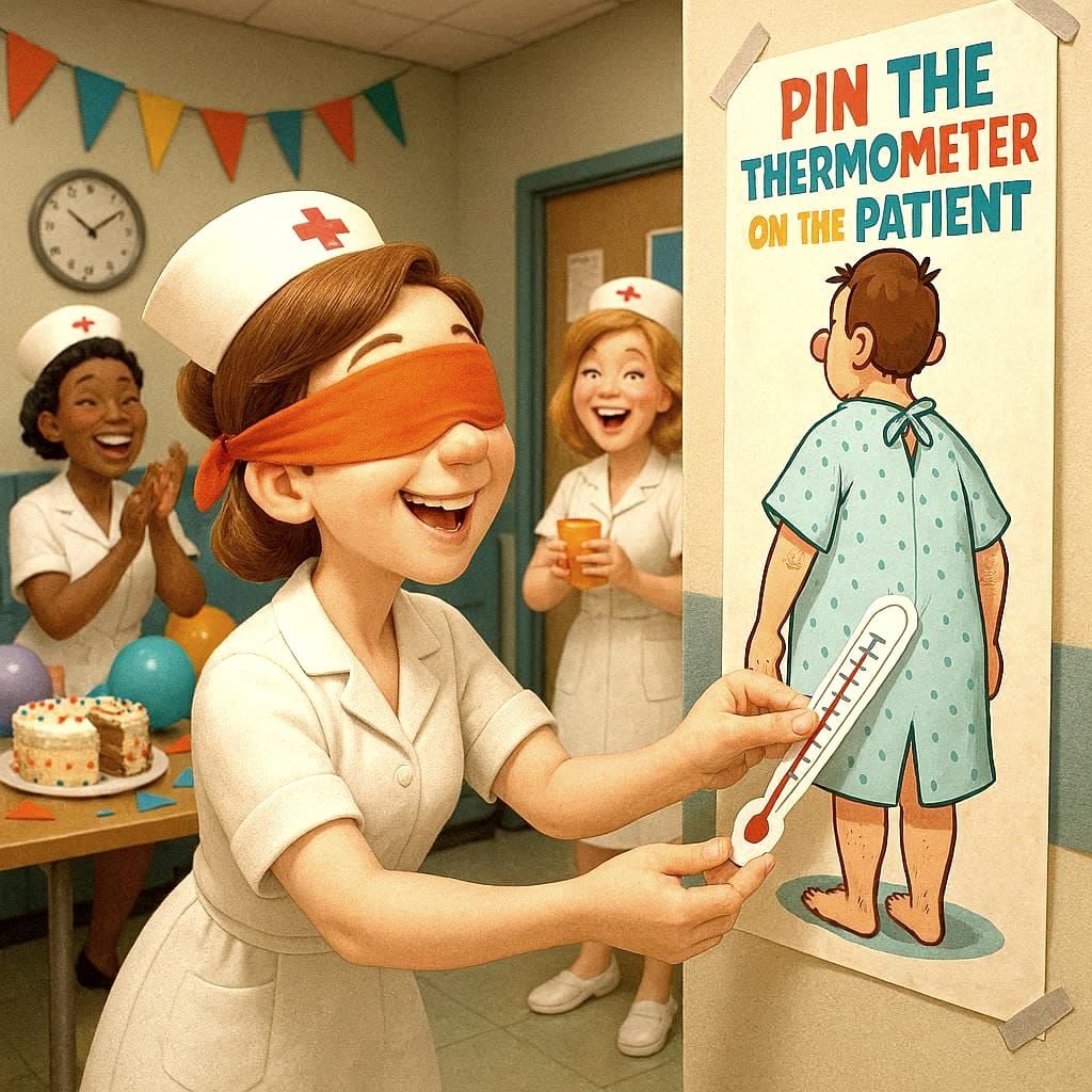 Pin the Thermometer on the Patient