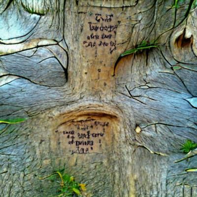 Great words of wisdom of a tree