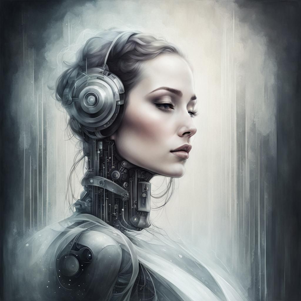 An Anna Dittman's style robot (Maybe?)  by @Julien