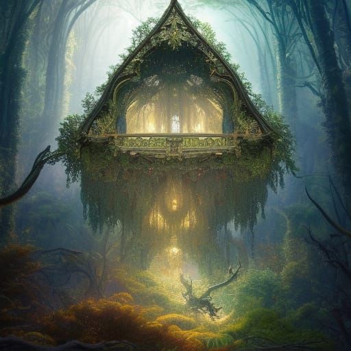Ornate cabin