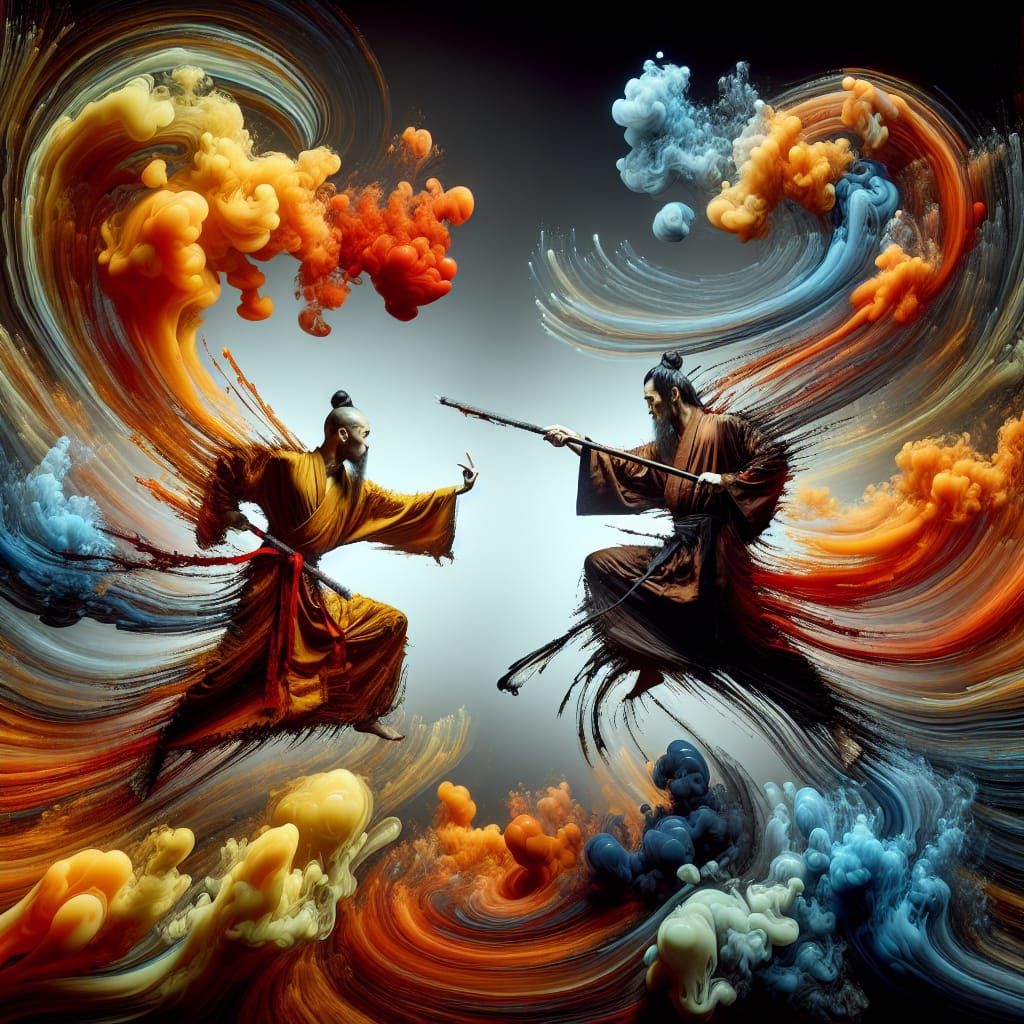 Fighting Monks Video