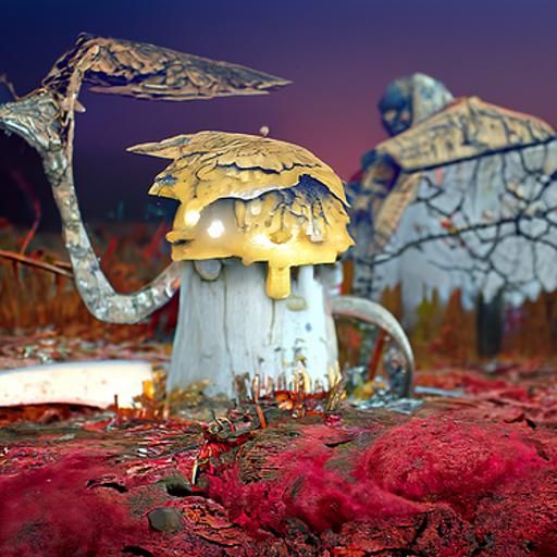 red riding hood which paint by bloodfight to drunk mad werew...