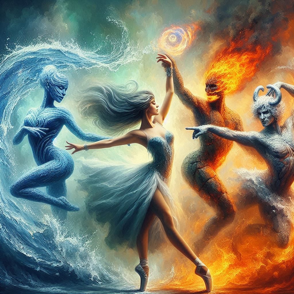 A dance of the elements