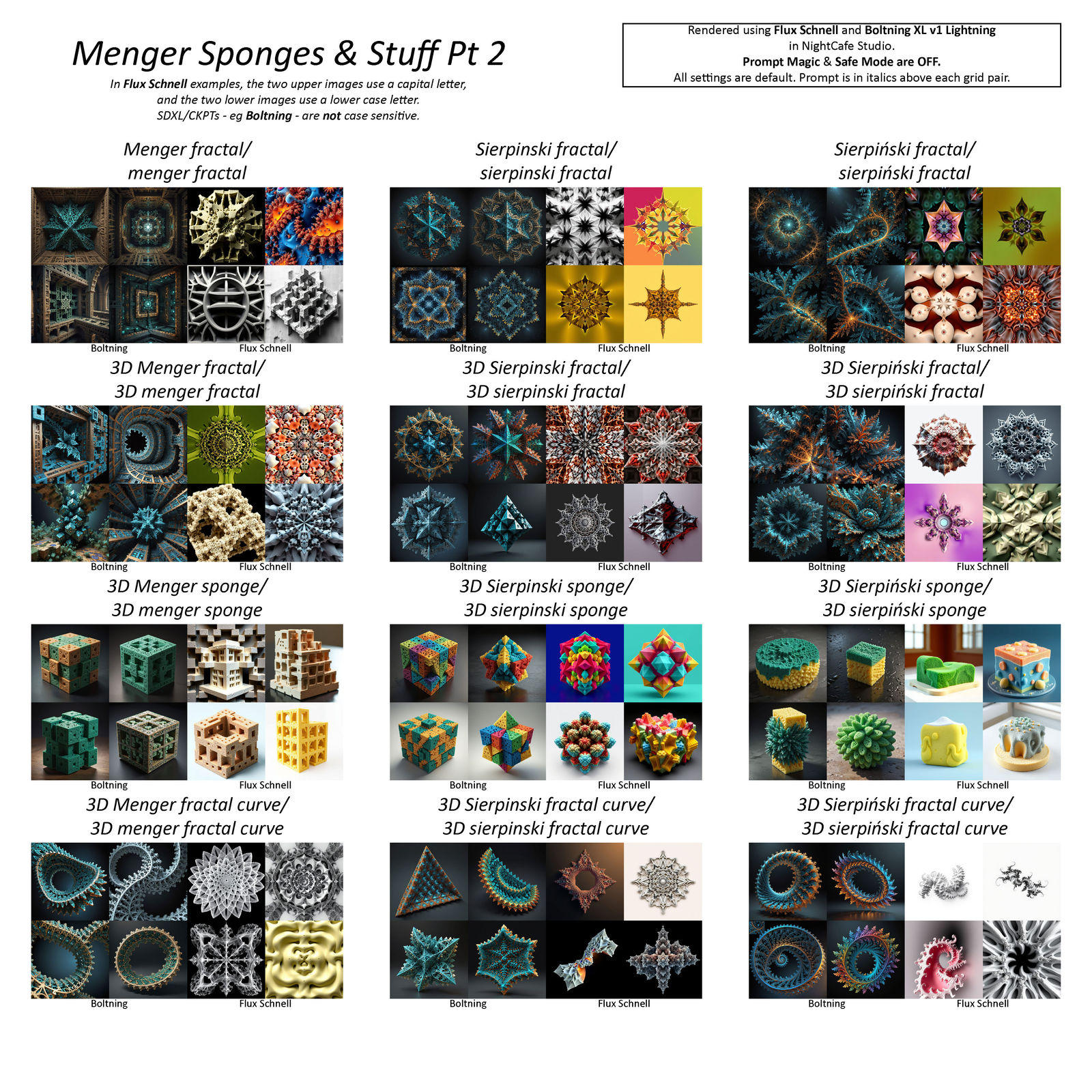 Menger Sponges & Stuff Pt 2