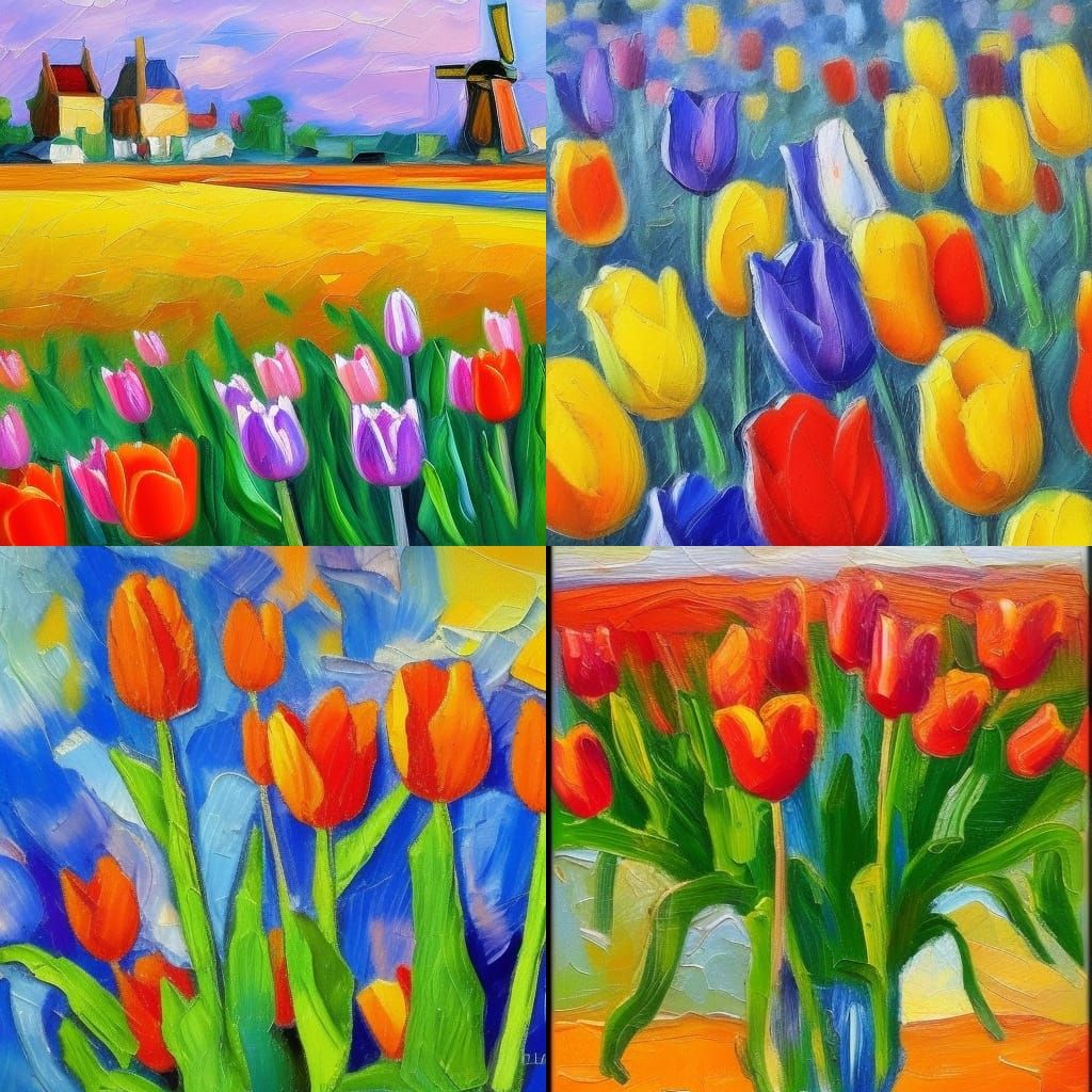 Tulips in Holland