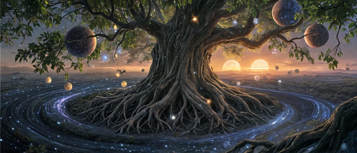 Universal Tree  by @Being33