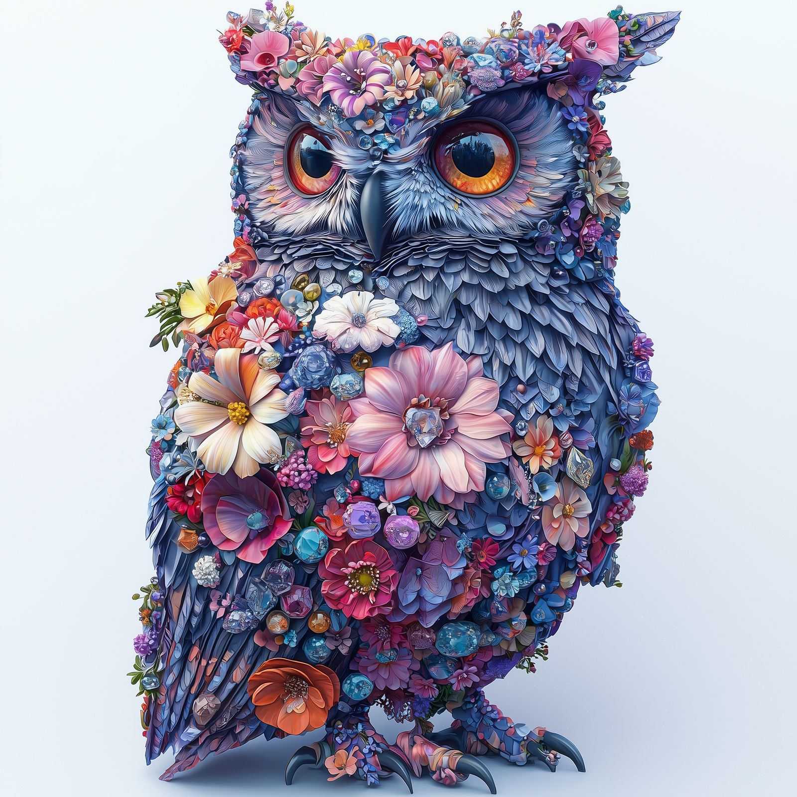 Floral Owl