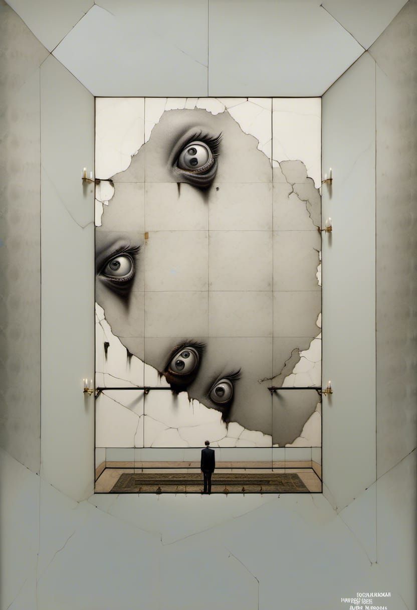 Twilight Zone Surrealism: Hyperdetailed Unreal Engine Render