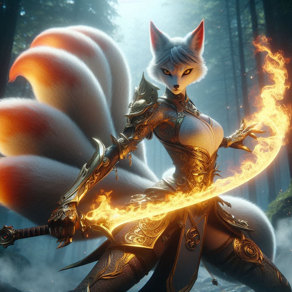 Warrior Kitsune