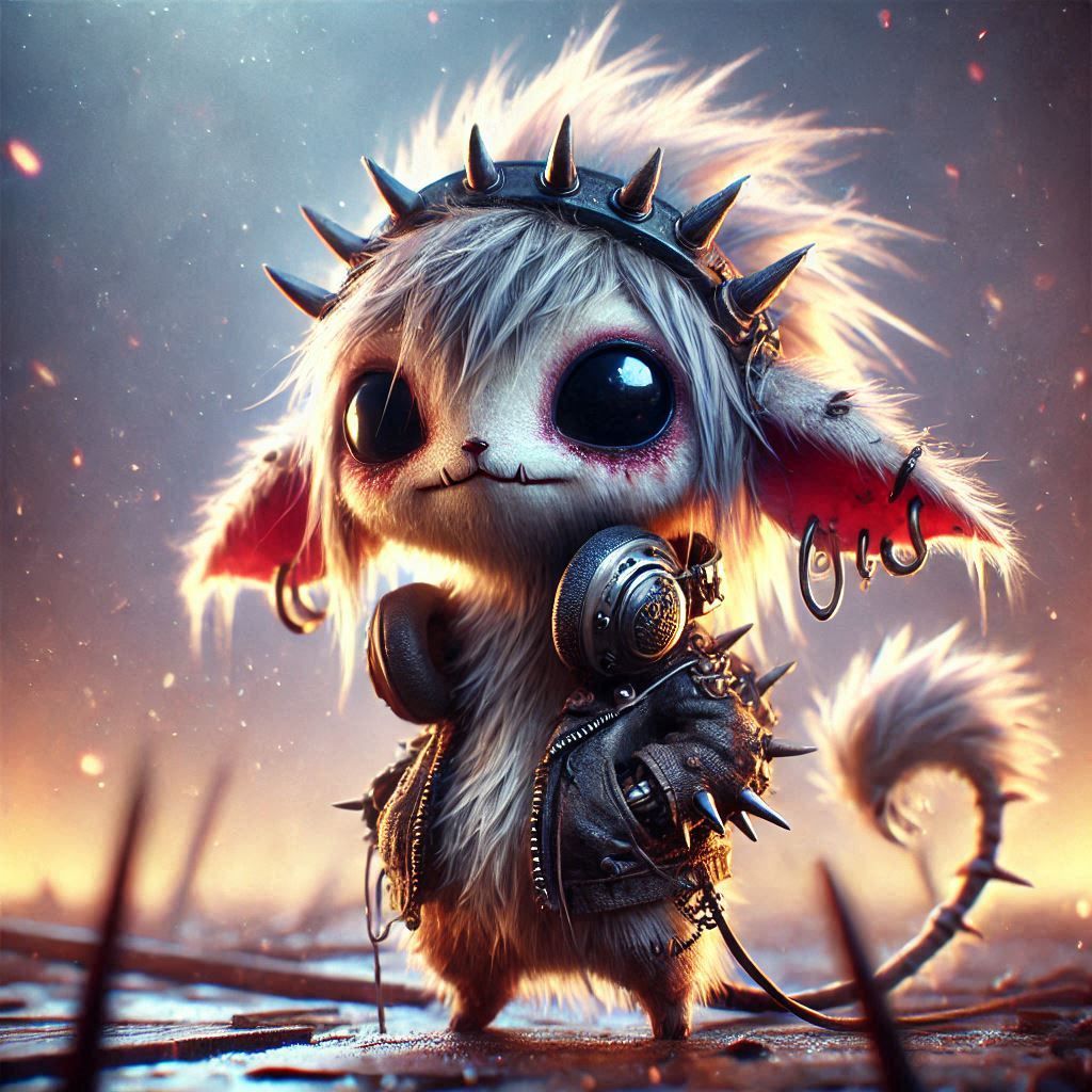 adorable fairy-tale fantasy creature portrait..