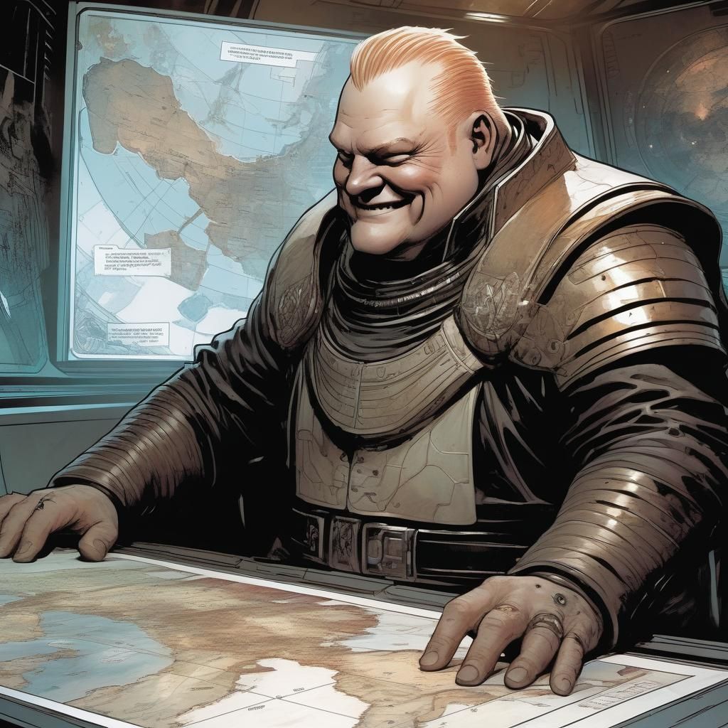 The Baron Plots in his War Room