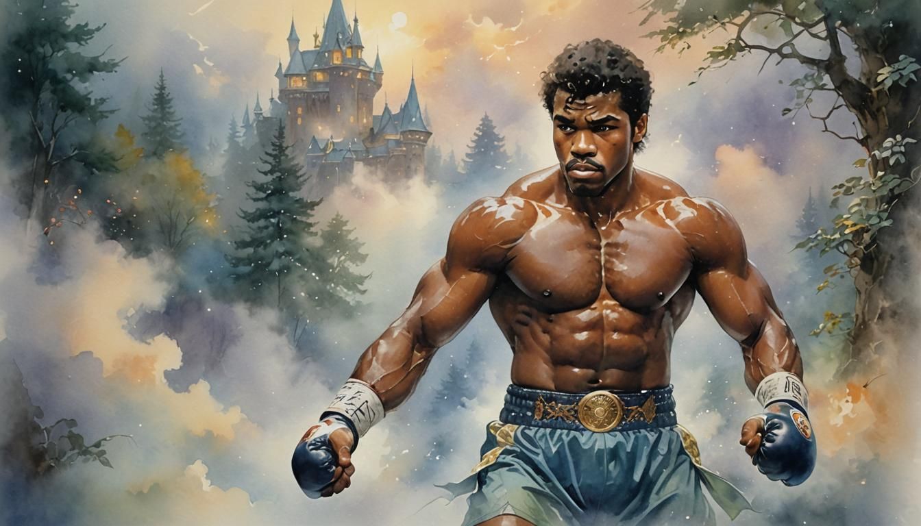 Ali (Boxer)
Portrait
watercolor