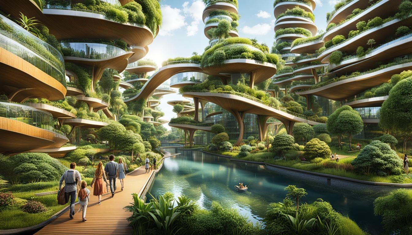 Bio-City : Tech & Nature mixed together for the better !  by @moowokuorn