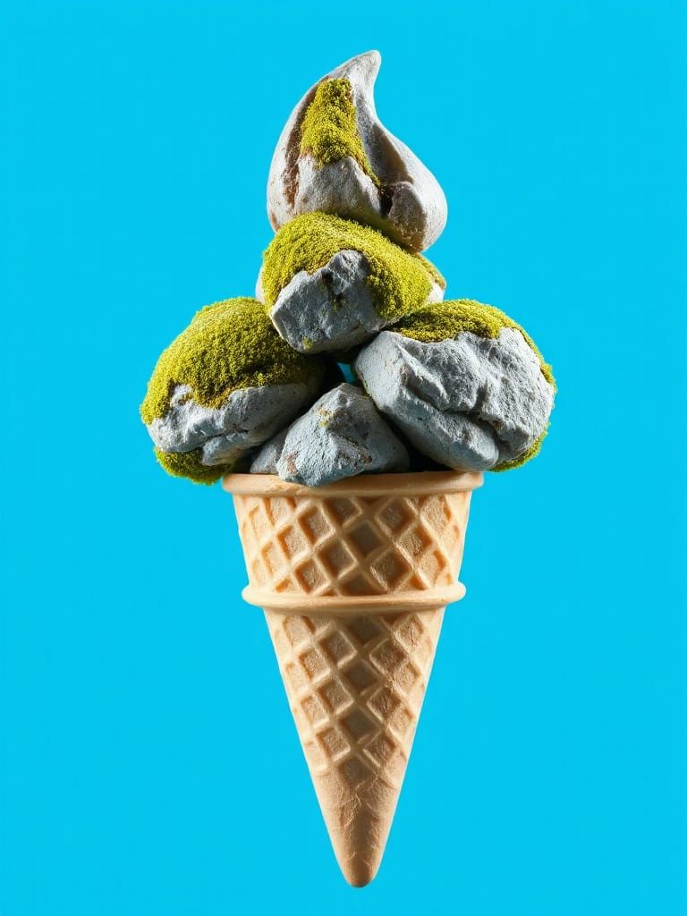 Ice Cream Peaks  by @RandomlyGeneratedName