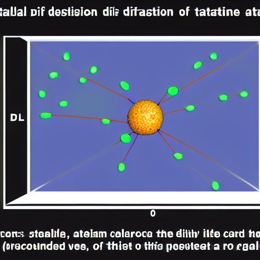 Stable diffusion of an atom