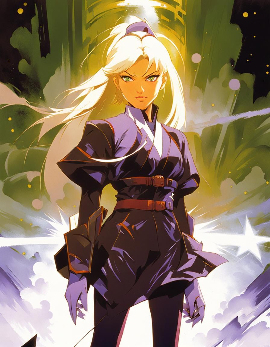 Kazuko Miyata as Ingrid  From Capcom Fighting All Star ®,Highly Detailed Concept Art Visual Cinematography Depth Effect ...