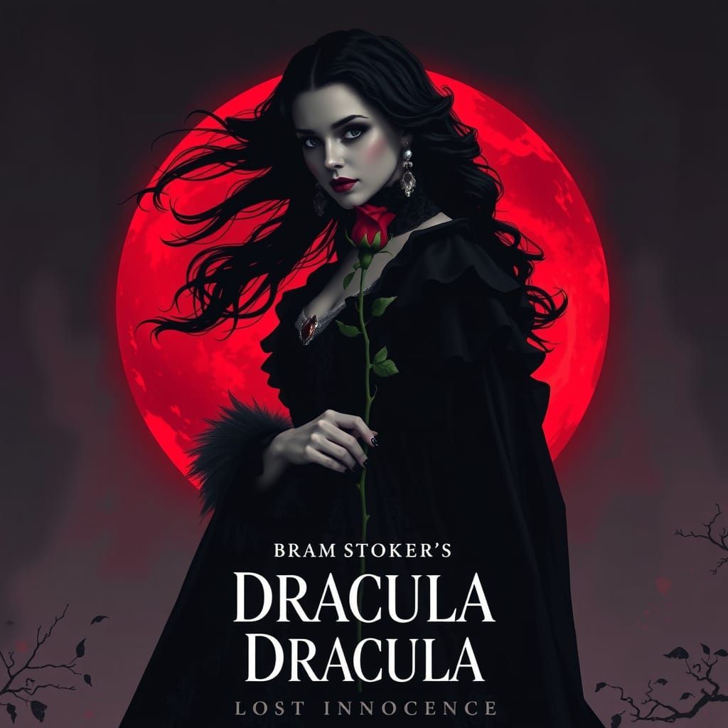 Reimagined movie poster for 'Bram Stoker's Dracula'.  by @Hyperion